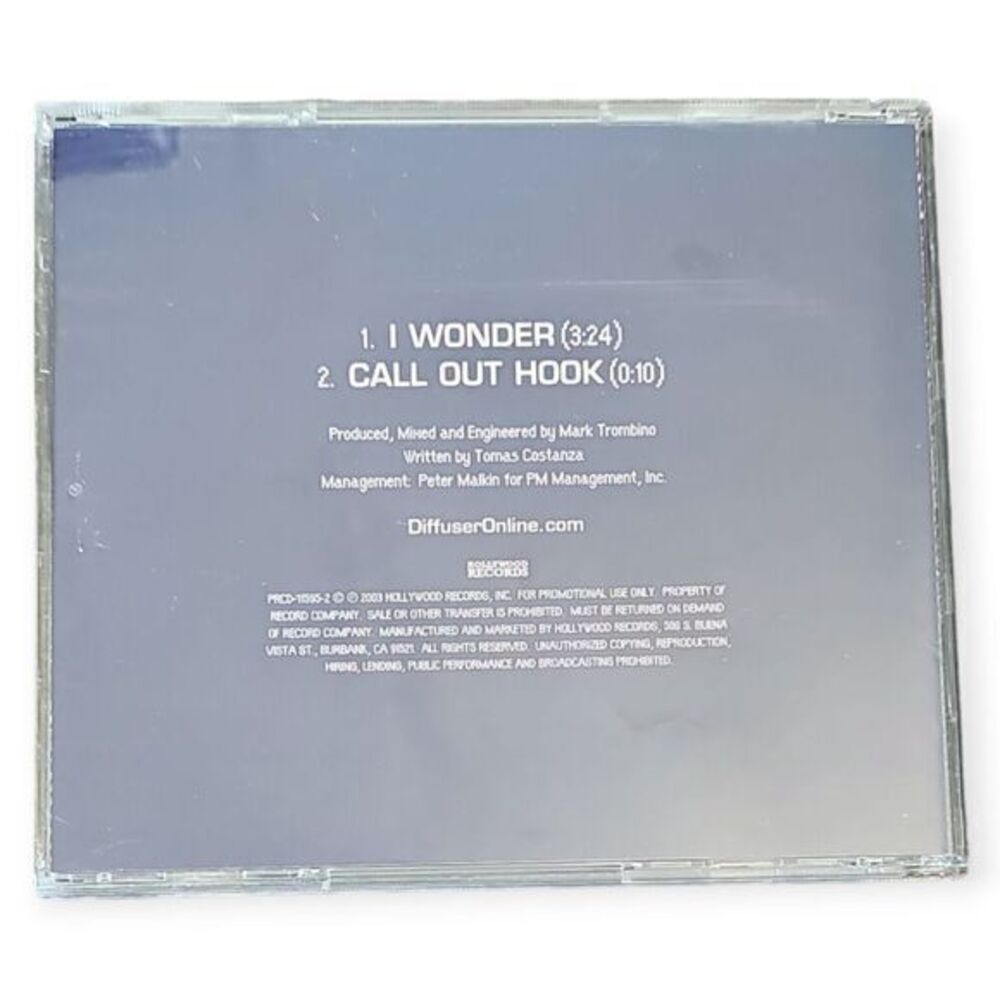 Diffuser – I Wonder [2003 Promotional CD‎ Single] - Picture 2 of 3